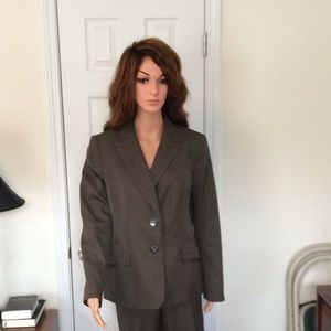 Evan Picone Pinstripe Pant Suit